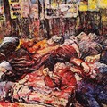 Dipinto di Aligi Sassu "Martiri di Piazzale Loreto" 1944