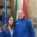 Sabrina Fuggetti con allenatore Gianni Guerrazzi