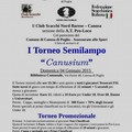 Scacchi I Torneo Semilampo “Canusium”