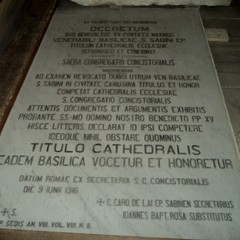 Il titolo della Cattedrale di S. Sabino