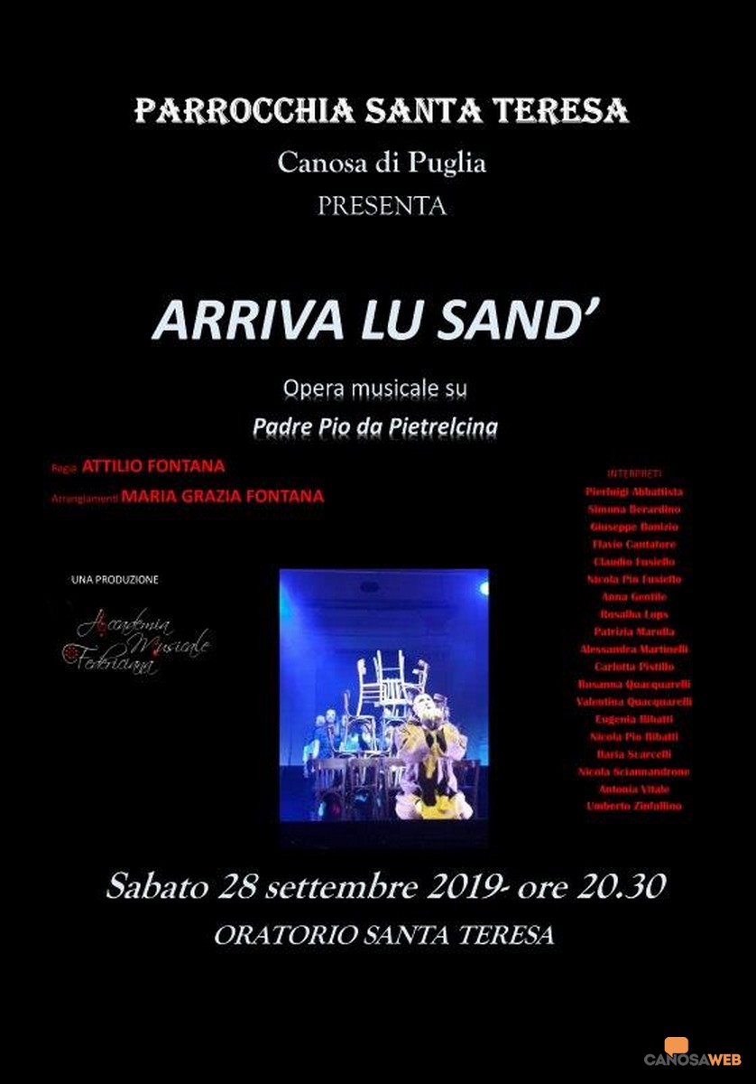 Opera musicale  “Arriva lu Sand”