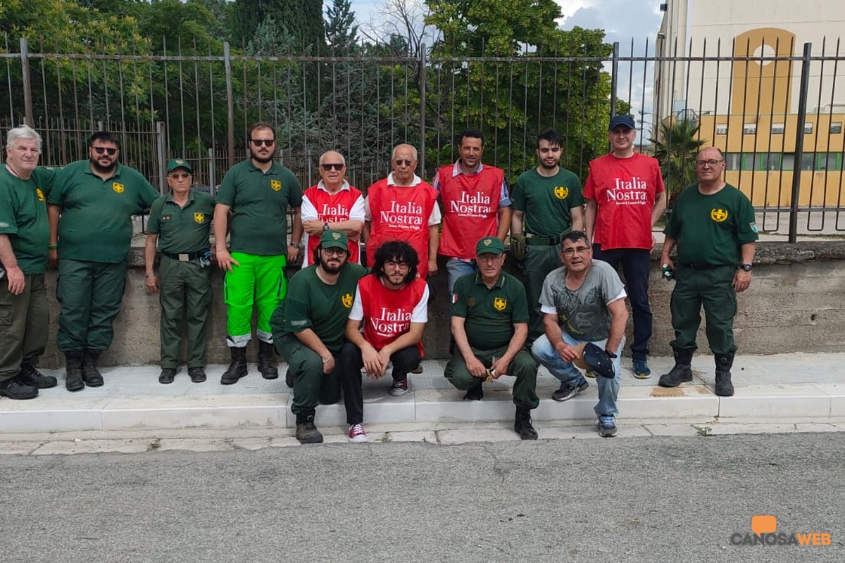 Canosa: Volontari dell’ANPANA e Italia Nostra