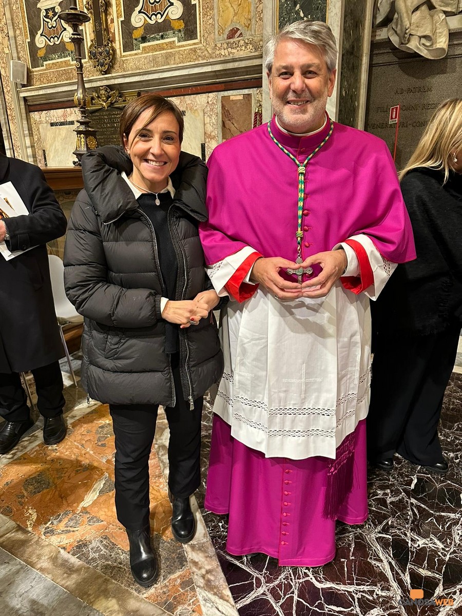Assessora Barone- Monsignor Giorgio Ferretti