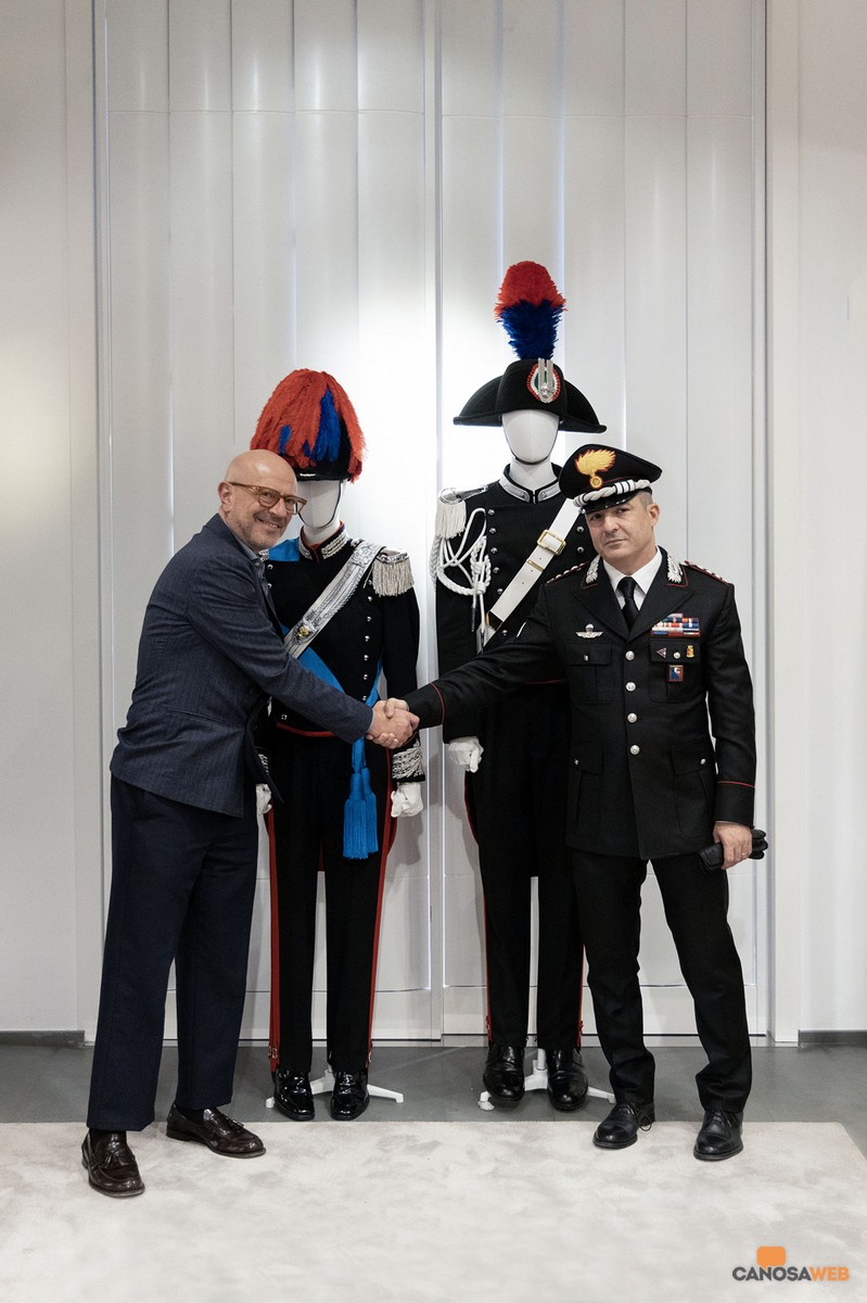 Beppe Nugnes e Colonnello Massimiliano Galasso, Comandante Provinciale Barletta-Andria-Trani