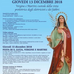 2018 Festa di S. Lucia, Vergine e Martire -Canosa