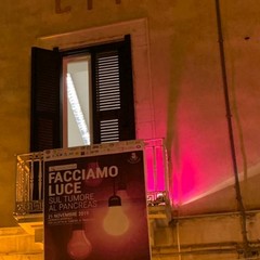 Canosa "Facciamo Luce sul Tumore al Pancreas" :Palazzo di Città