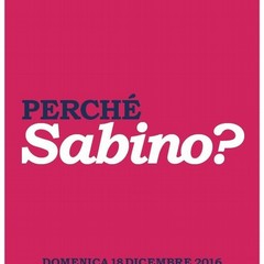 Perchè Sabino?