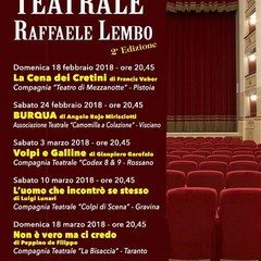 Premio Teatrale R.Lembo - II EDIZIONE