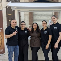 team di pasticceri guidato da Domenico  Granito e Maria Sciannamea