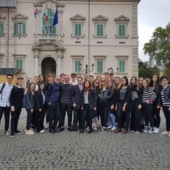 Delegazione  Liceo "E.Fermi" di Canosa  al Quirinale Roma