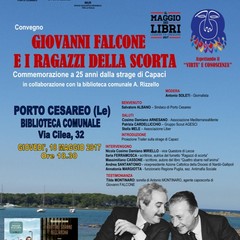 Convegno "Giovanni Falcone e i ragazzi della scorta"