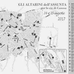 2017 Mappa degli Altarini a Canosa