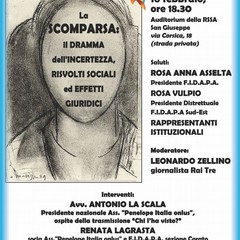 La scomparsa: il dramma dell’incertezza