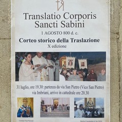 Canosa di Puglia: Translatio Corporis Sancti  Sabini
