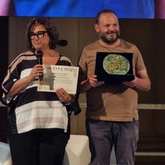 Assessore Cristina Saccinto e Don Salvatore Sciannamea