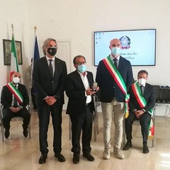 Prefetto Valiante,  Cosimo Damiano Manzi  e Sanluce Francesco