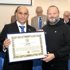 Don Salvatore Sciannamea premiato dall' UNIMRI-BAT