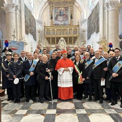 Il cardinale americano Robert Francis Prevost in Andria nel 2024