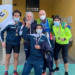 Premio Diomede Sport staffetta cross ’Atletica Pro Canosa  F.Imbrici, V.Di Nunno, A. Dettole, A. Di Giulio