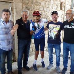 Bisceglie Staffetta Tricolore: Mauro Preziosa, Mario Valentini  e Cosimo Patruno