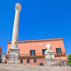 Brindisi;Palazzo Perez_Colonne Terminali via Appia