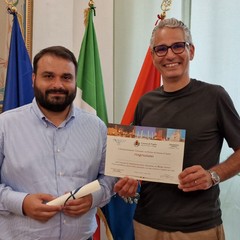 Sindaco Canosa Vito Malcangio e Presidente Pro Loco Canosa Elia Marro