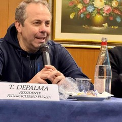 Il  presidente della Federciclismo Pugliese Tommaso Depalma