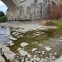 Fiume Ofanto in secca