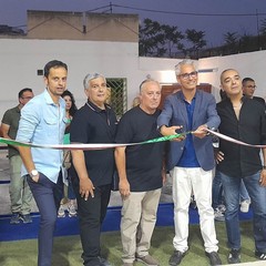 Inaugurazione dei campi padel a Canosa con il sindaco Vito Malcangio