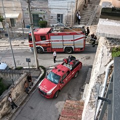 Canosa: In fiamme la pineta del Castello