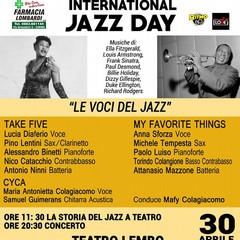 Canosa: International Jazz Day, “Le voci del Jazz”