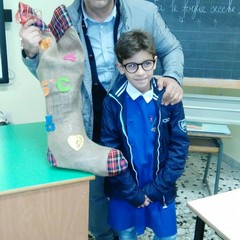 La calzetta in dono a Don Michele Malcangio