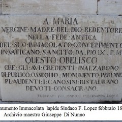 Riscoperte le radici scultoree del Monumento della Colonna dell’Immacolata