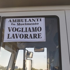 2021 Bari la protesta degli ambulanti