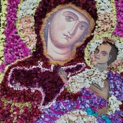 Canosa: Icona della Madonna della Fonte in fiori