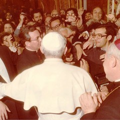 Il maestro Peppino Di Nunno incontra Papa Giovanni Paolo II