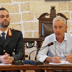 Assessore alla Polizia Locale Fedele Lovino- Comandante del Corpo, dott. Simone Testa