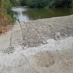 Il Fiume Ofanto in secca