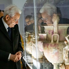 Il Presidente SERGIO-MATTARELLA visita la Mostra a Santiago del Cile