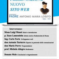 Presentazione sito web Venerabile Servo di Dio Padre Antonio Maria Losito