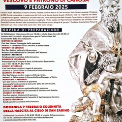 Solennità di San Sabino Vescovo e Patrono di Canosa di Puglia- 2025