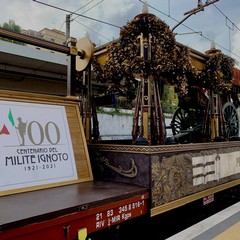2021 Treno della memoria - locomotiva a vapore Gr - di Fondazione FS Italiane