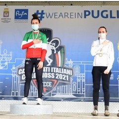 Lecce 2021  Tricolori Ciclocross  podio gara femminile