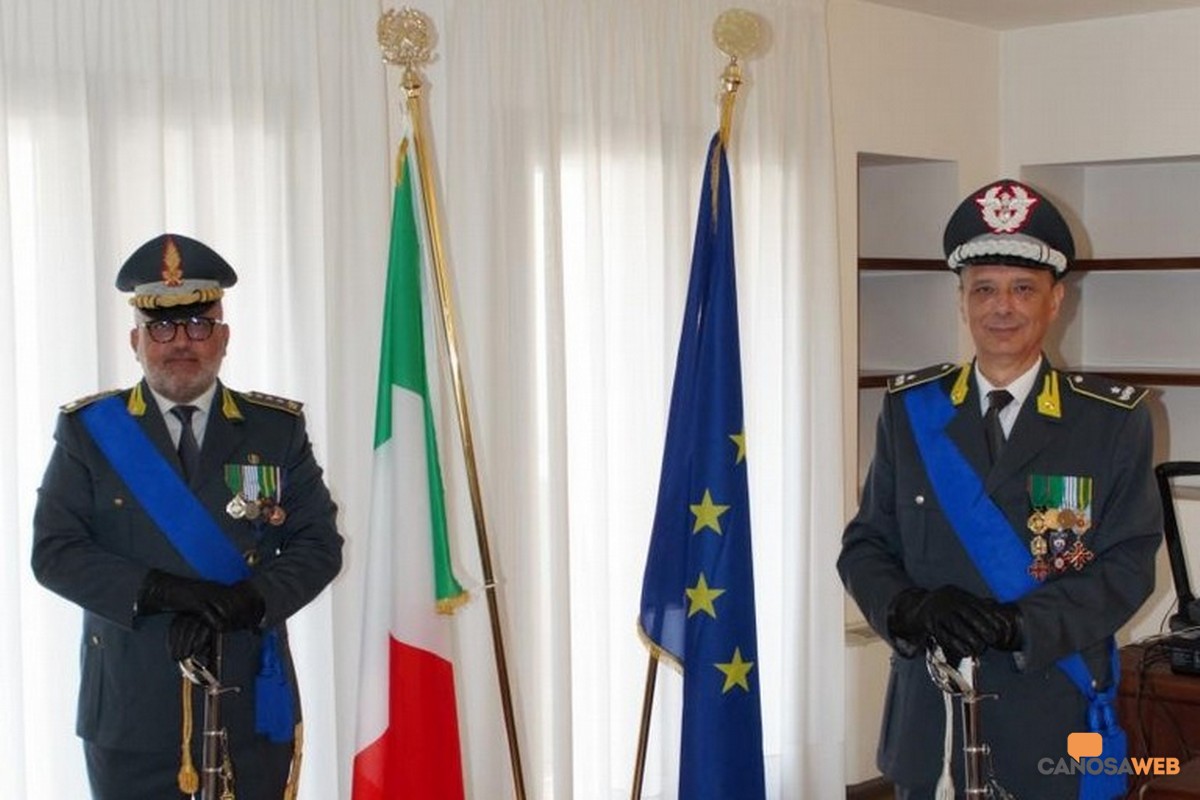 Barletta G. di F. :Colonnello t.ST Pierluca Cassano-Generale di Brigata Mercurino Mattiace