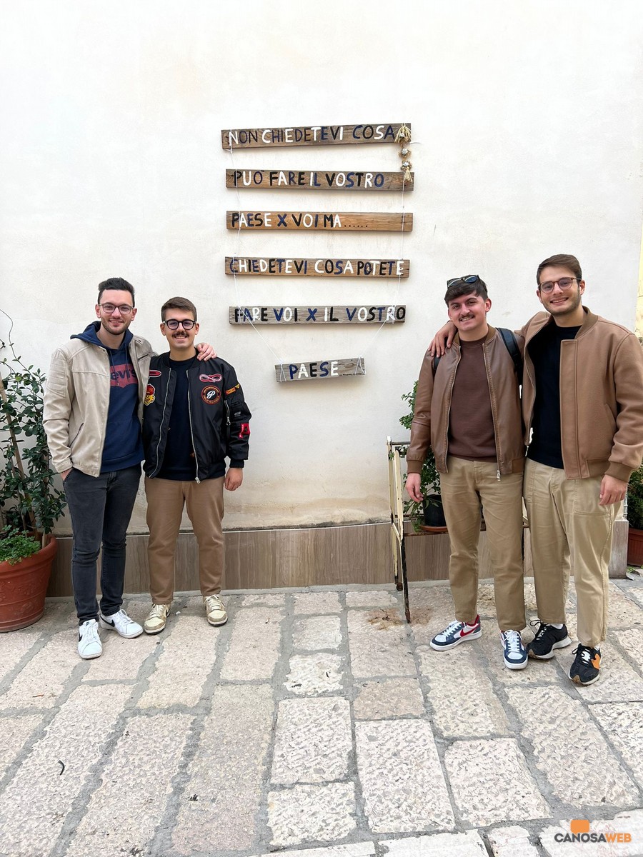 Canosa: Sabino Del Latte, Marco Lenoci, Giandomenico Bucci e Nico Sciannamea