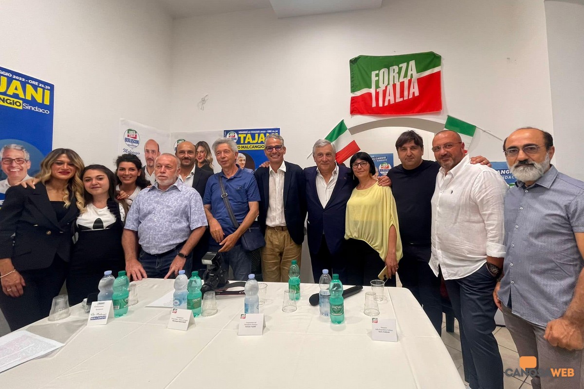 2022 - L'onorevole Antonio Tajani a Canosa di Puglia