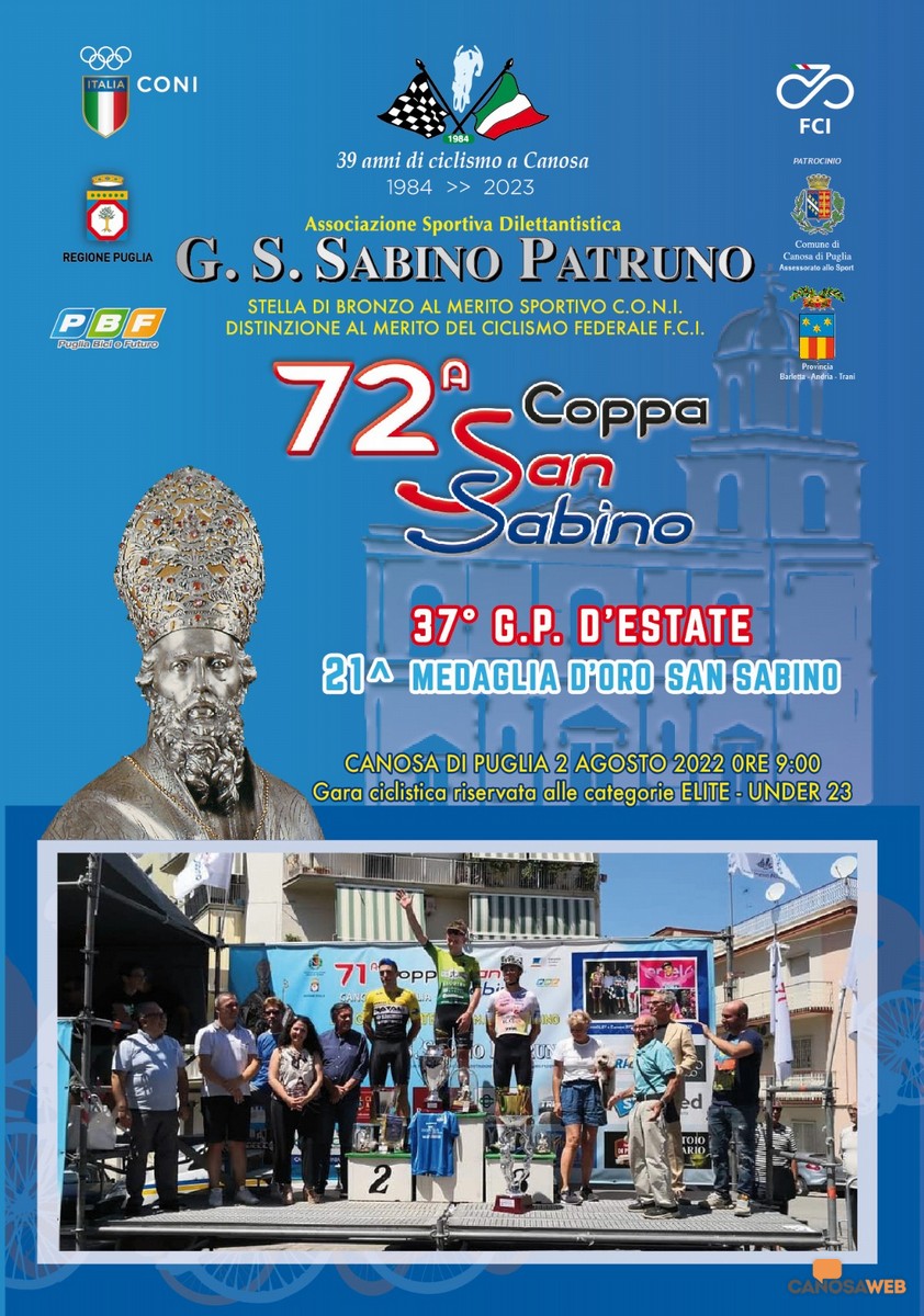 72^ Coppa San Sabino Canosa di Puglia