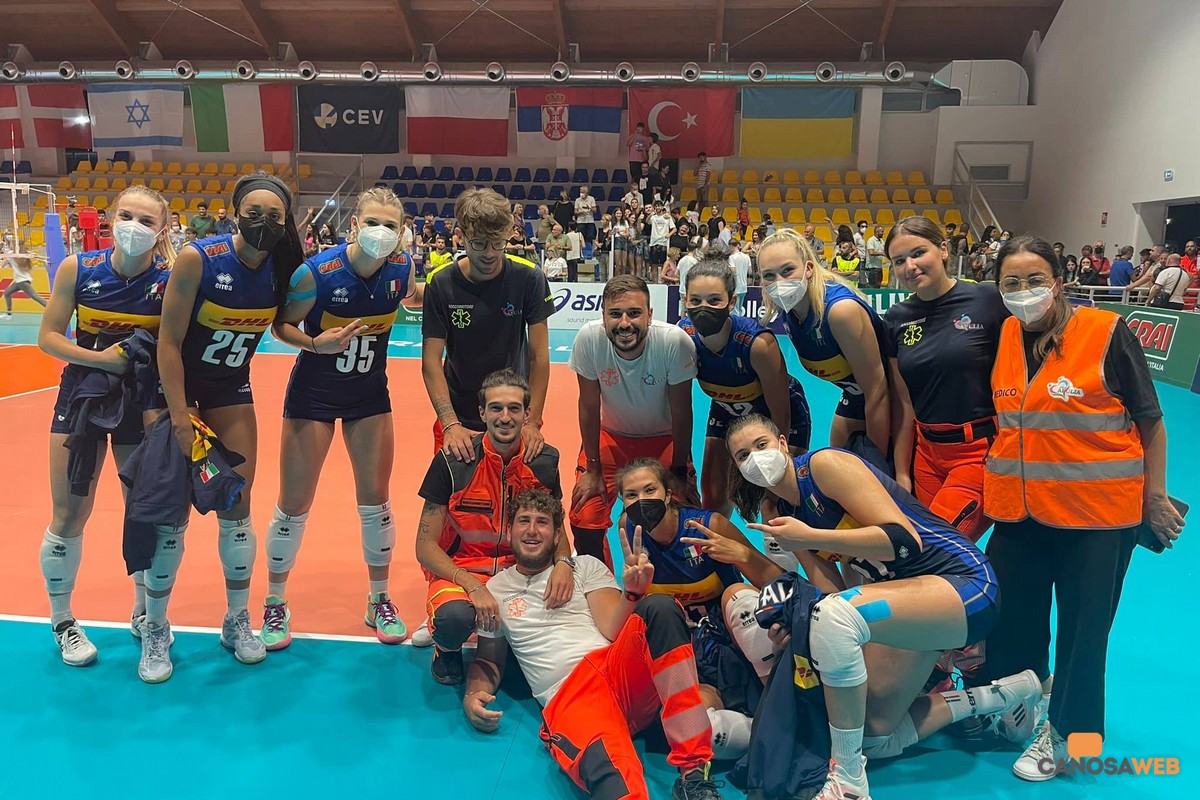 Cerignola: finale Italia-Serbia  Campionati Europei femminili di Volley Under 21