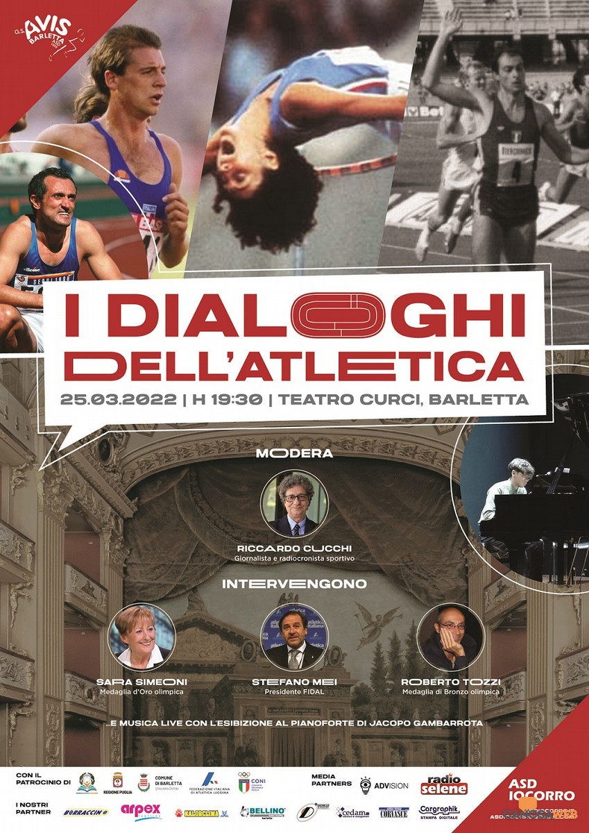 Barletta al Teatro Curci  "I dialoghi dell'atletica"