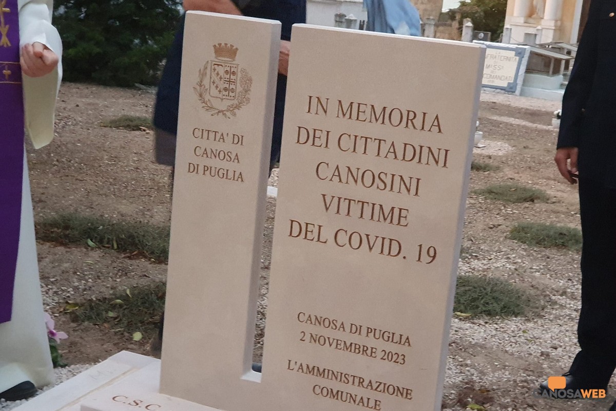 Canosa: In memoria dei cittadini canosini vittime del Covid-19
